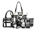 thumbnail image 1 of Set De 6 Bolsas Mujer  Bloosom Cartera Cosmetiquera Monedero Negro, 1 of 2