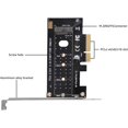 thumbnail image 3 of NVMe PCIe Adapter, M Key M.2 NVME SSD to PCI-e 3.0 x4 Host Controller Expansion Card with Low Profile Bracket, PCIe NVME Adapter for PC Desktop Support 2230 2242 2260 2280, 3 of 5