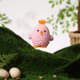 thumbnail image 4 of Ángel Colgando 1 disfraz de pollito colorido para Pascua, adornos de dibujos animados en 3D para fiestas navideñas, árbol de huevos de Pascua (rosa) JASKFLY, 4 of 9