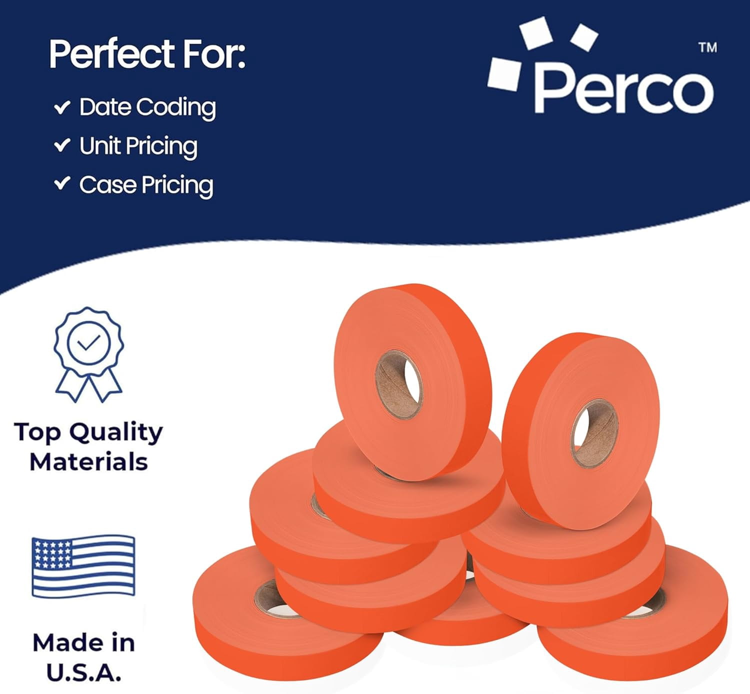 Pricing Labels for Monarch 1115 Red - 15,000 labels w/ 10 Rolls Value Pack, 1 Sleeve - Made in USA