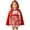 F40-Red, variant on FYDUU Girls Little Red Riding Hood Set Short Sleeve Plaid/Gingham Dress with Collar Red Hooded Cape Toddler Halloween Outfits Stylish Outfit