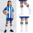 thumbnail image 2 of Hengguang 6 Pairs Kids Soccer Socks, Kids Breathable Baseball Socks for Boys & Girls, Youth Sports Socks for Running, Training, Rugby, Hockey, 2 of 7