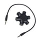 thumbnail image 2 of Injueey Divisor de Audio de 3,5mm, accesorio de auriculares, equipo convertidor estable, adaptador de auriculares, conector, dispositivo, Cables de audio/vídeo negro, 2 of 5