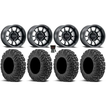 Method 409 15 Black (5+2) Wheels 30 MotoVator Tires Sportsman RZR Ranger Method 409 15 Black (5+2) Wheels 30 MotoVator Tires Sportsman RZR Ranger