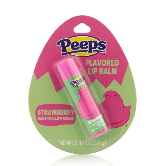 Peeps Lip Balm, Strawberry Marshmallow Crème Flavored, 3.4g