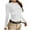 White, variant on Abomasnow Women's Soft Long Sleeve Shirts Crew Neck Tops Basic Tees Stretchy Going Out Crop Tops Y2K Slim Fit T-Shirts
