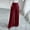 Wine, variant on Women's High Waisted Wide Leg Pants Double Breasted Button Front Palazzo Pants Loose Fit Trousers Black XXL(XXL)