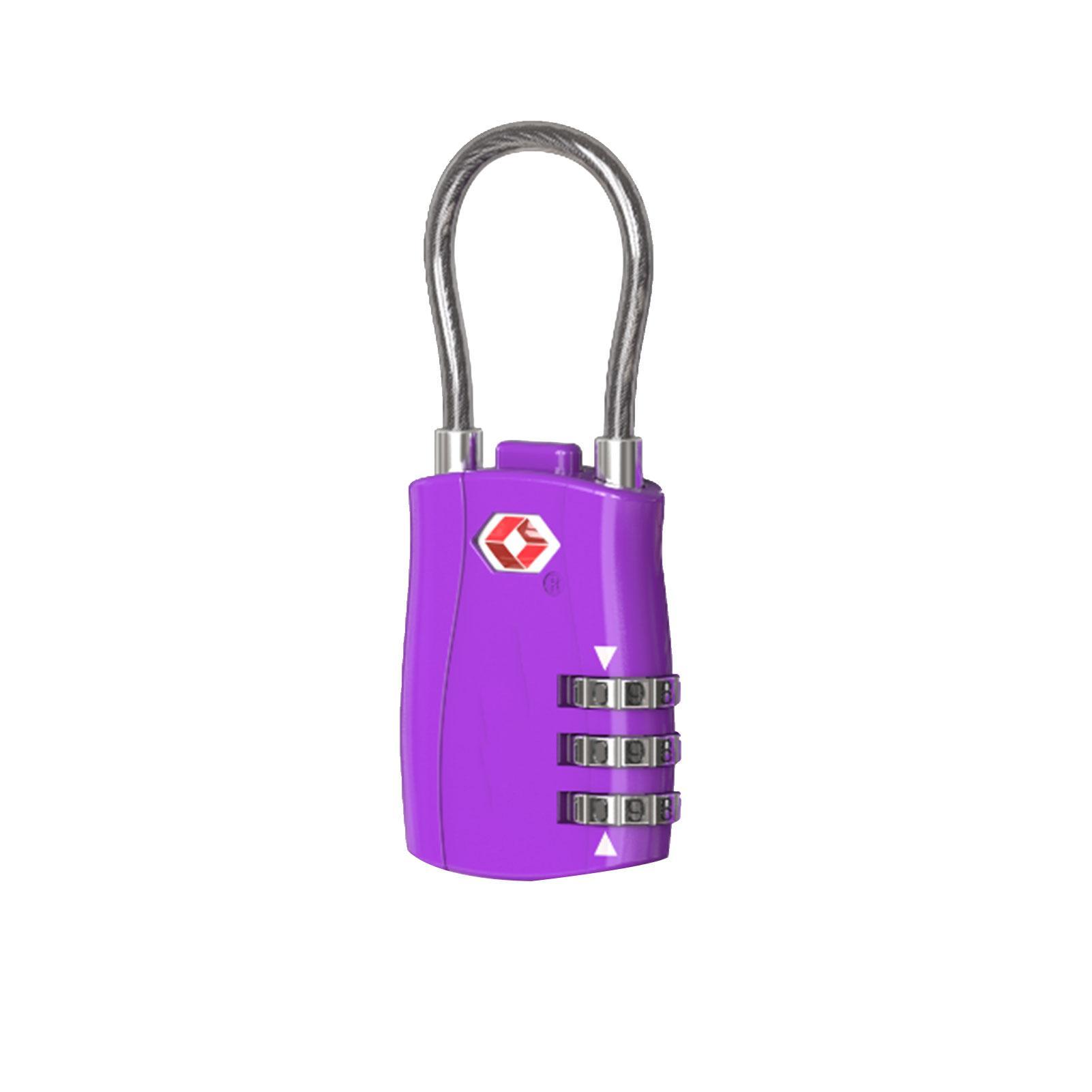 New Combination Lock 3 Digit Anti Rust Padlock Set Weatherproof Padlock
