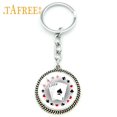 thumbnail image 2 of TAFREE-llaveros de cartas de póquer de moda, llaveros de póker con personalidad de Club, el mejor regalo, encanto de llave de coche, venta al por mayor, PO15, 2 of 4