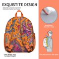 thumbnail image 3 of Artistic Elegant Backpack - Waterproof Ergonomic School Bag with Spine-Friendly Padded Back, 3 of 4