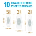 thumbnail image 3 of Nexcare Flexible Fabric Bandages, Durable, Assorted Sizes, 30 Count, 3 of 9