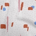 thumbnail image 1 of oneOone Rayon Brown Fabric Geometric Abstract Shapes With Animal Print Sewing Craft Projects Fabric Prints By Yard 56 Inch Wide, 1 of 4