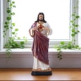 thumbnail image 6 of Eespoir Resin Statue Of Father Guadalupe, Religious Statue for Home Decoration, Home Gifts or Office Display, Faith Based Decor, Shelf Accent, Inspirational Figure, 6 of 7