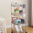 thumbnail image 3 of tredstone ABS Restaurant Kitchen Storage Horizontal And Vertical Dual Organizing Rack Moisture-proof And Rust grey,With box Four layers, 3 of 6