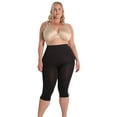 thumbnail image 5 of SlimMe High-Waisted Tummy Control Shaping Capri Leggings - Womens - Female, 5 of 6