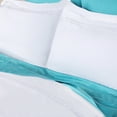 thumbnail image 5 of BNM Egyptian Cotton Embroidered Duvet Cover Set, Full/Queen, White-White, 5 of 7