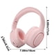 thumbnail image 3 of Auriculares Bluetooth, con cable e inalámbricos, de doble modo, plegables, suaves, de baja latencia, con batería de alta capacidad, 5.4 horas de duración de la batería, deportivos, para juegos, audífo, 3 of 7