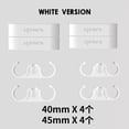 thumbnail image 1 of Universal Computer Water Cooler Tube Pipe COMB Arrange Fixed Buckle Clip PC DIY Accessory White, 1 of 6