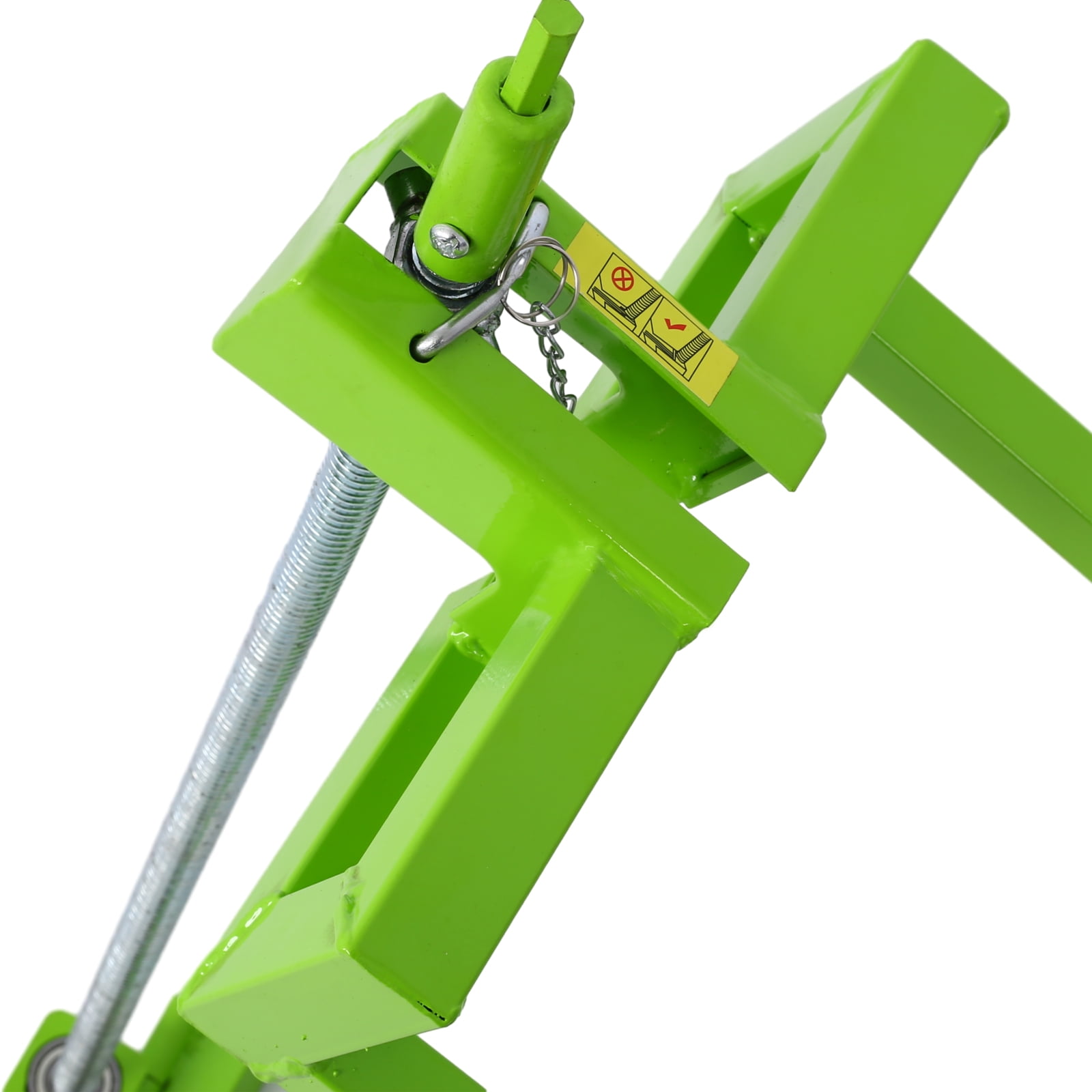 Lawn Tractor Lift, 45° Tilt Adjustable Universal Lawn Mower Lift, 800 Lbs Capacity Lawn Tractor Lifter, Easy Lawn Mower Lift for Cleaning Aid,Green