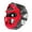 L Red Mask, variant on Almencla Boxing Headgear Accessories Portable Head Gear for Karate Taekwondo Sparring M Blue
