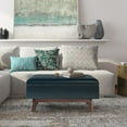 thumbnail image 6 of Simpli Home Owen 36" Wd. Small Rectangular Storage Ottoman in Distressed Dark Blue, 6 of 7