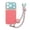 B*Pro, variant on Summer Macaron Color Block Phone Case for iPhone 17 Pro, Shockproof Silicone Cover with Wrist Lanyard