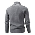 thumbnail image 2 of Betivan Men's Turtleneck Sweater Shawl Collar Pullover Sweaters Regular Fit Knitted Tops for Winter Outdoor, Daily Errands, Home Lounging, 2 of 7