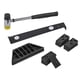 thumbnail image 1 of Kit de instalación de pisos de madera laminada Barra de Bloque de roscado 20 espaciadores Herramientas Herramienta de laminado de madera para Baoblaze instalar suelo Mallet, 1 of 8