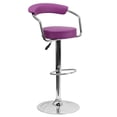 thumbnail image 6 of Flash Furniture Contemporary Vinyl Adjustable Height Barstool with Arms and Chrome Base, Multiple Colors, 6 of 8