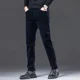 thumbnail image 2 of Pantalones de vestir rectos de pana formales para trabajo, pantalones casuales de otoño e invierno para hombre, pantalones ajustados para hombres, pantalones largos baratos, estilo coreano Y2k, 2 of 5