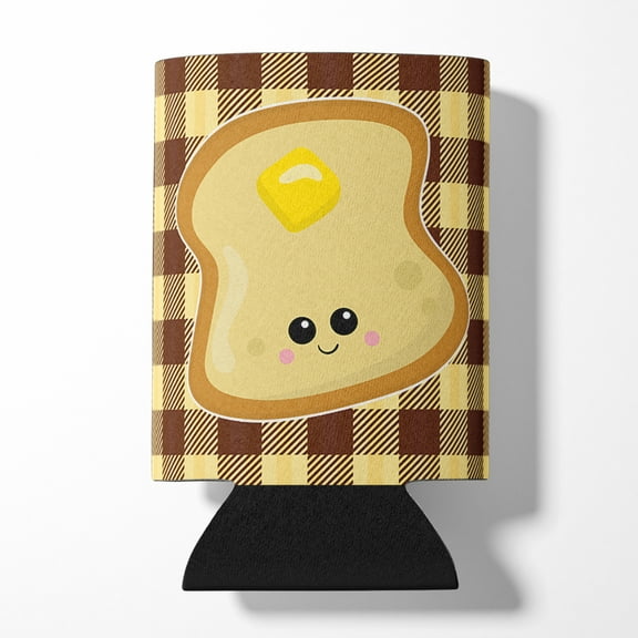 Buttered Toast Face Can or Bottle Hugger
