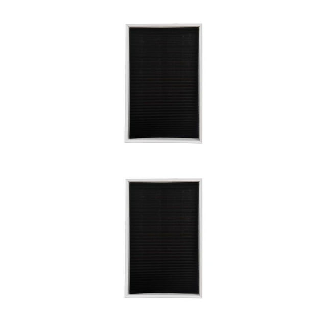 Matsuzay Window Blinds Privacy Blackout Drape with Indoor Non-woven String Balcony Sun Fabric Car Shade Reusable Apartment Curtain Negro 90x180cm 2Conjunto