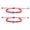 Red, variant on 2pcs Men Women Evil Eye Hand of Fatima Charm String Hamsa Bracelet Adjustable-Red(2pcs)