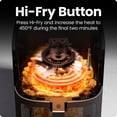 thumbnail image 5 of Chefman Turbofry 8 Qt Air Fryer w/ Digital Controls & Windowed Basket - Stainless Steel, 5 of 8