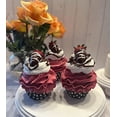 thumbnail image 2 of DEZICAKES Fake Cupcakes Strawberry Jubilee Dessert Prop Set of 3 Decoration Dezicakes Fake Food- Fake Cake-  Artificial Cake- Faux Cake Decor, 2 of 7