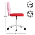thumbnail image 3 of Strawberry Shortcake , Kids Figural Desk Chair, Pink/Red, 3 of 6