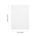 thumbnail image 2 of Mobutofu 100 Pcs Clear Waterproof Laminating Sheets for Document Protection Home Office Use White, 2 of 7