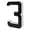 D A5, variant on Outdoor Auto On/Off Solar Lighted House Numbers, 2026 Illuminated Address Door Plate, Personalized Digital Wall Sign
