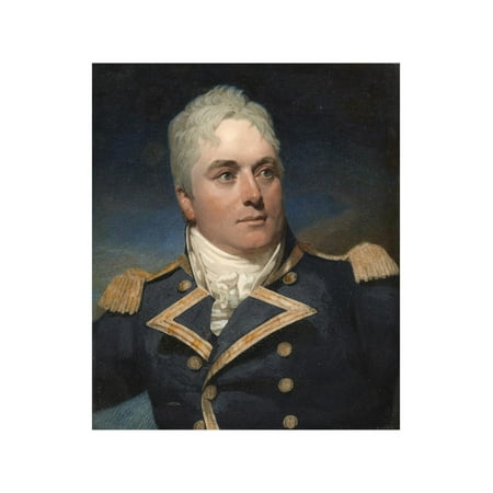 - A Portrait Miniature of Captain Alexander Skene Wearing Naval Uniform Print Wall Art By Andrew Robertson