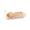 thumbnail image 4 of BLISSFUL STEP Women's Shoes Tie-Dye Strappy Lace-Up Open Toe Kitten Heels Sandals  Orange 6, 4 of 7