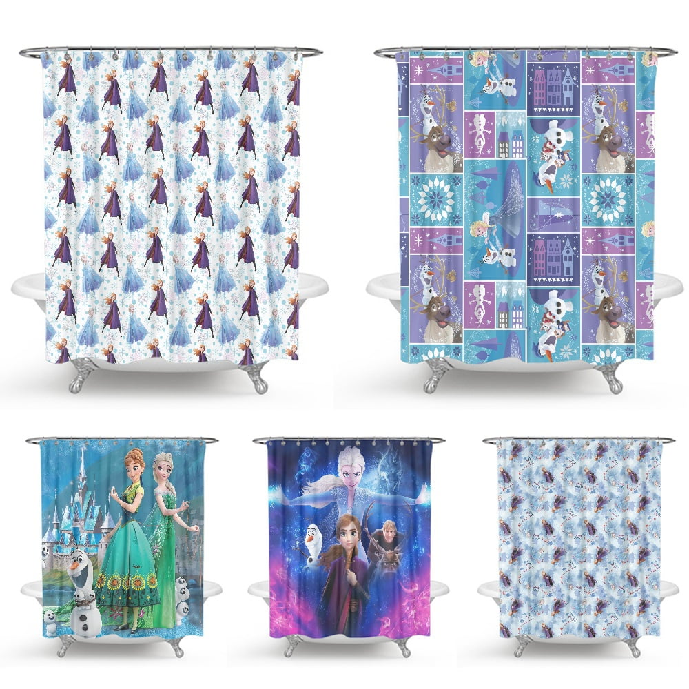 Cute Frozen Waterproof Shower Curtain 35x72 Inch Design ,Shower ...