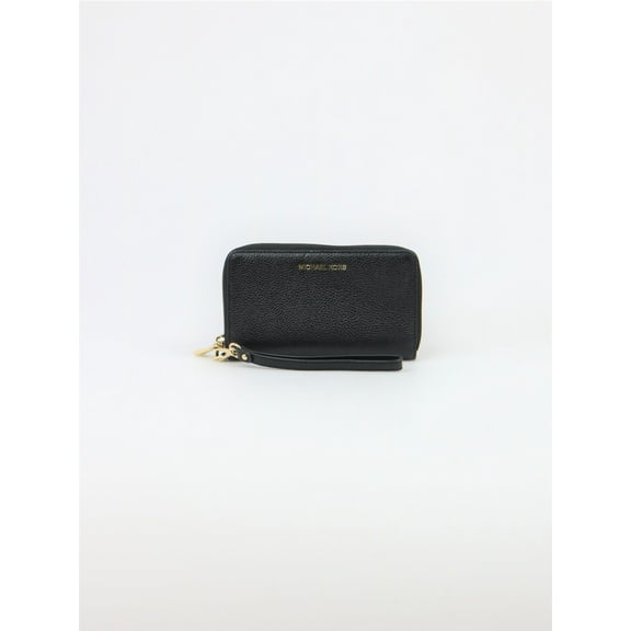 Michael Kors Smartphone Ladies Large Black Leather Wristlet 32F6GM9E3L001