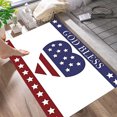 thumbnail image 4 of TOPRenddon July 4th Floor Mat - Non-Slip Patriotic Rug for Indoor/Outdoor, USA Flag Decor Bath Mat & Doormat with Anti-Slip Backing - Independence Day Memorial Day Decorations Gift, 4 of 8