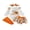 White, variant on RUINIXCW Newborn Baby Girl My First Thanksgiving Outfit Infant Baby Girl Fall Winter Clothes Cute Turkey Letter Print Long Sleeve Jumpsuit and Skirt Skort Socks Headband Set