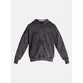 thumbnail image 6 of No Boundaries Zip Up Oversized Hoodie with Applique Detail, Men's and Big Men's XS-3XL, 6 of 7