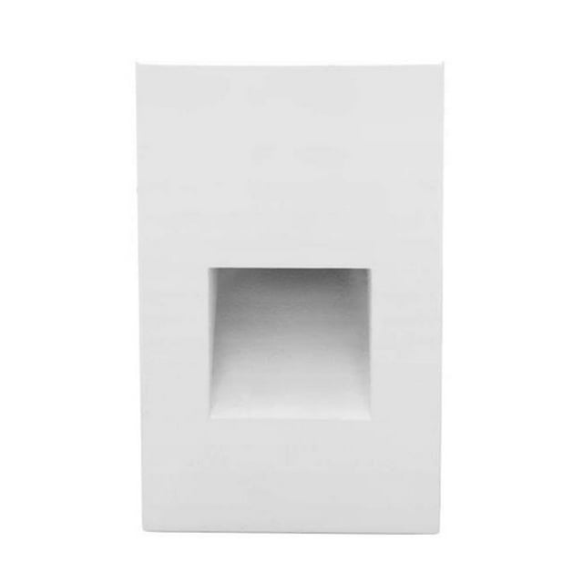 Nicor Lighting STW11203KVWH 3 x 5 in. STW Series White Vertical Wet Location LED Step Light - 3000k