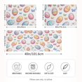 thumbnail image 2 of Yayeee Pillowcase Standard Size Set of 2 Satin Wrinkle Resistant Pillow Case, Pastel Easter Pattern, 2 of 8