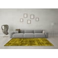 thumbnail image 3 of Ahgly Company Indoor Rectangle Persian Yellow Bohemian Area Rugs, 5' x 8', 3 of 4
