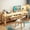 Natural, variant on BALANBO Kids Study Desk with Chair, Wooden Study Table,  Writing Desk Computer Workstation, White