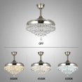 thumbnail image 6 of Fandian Ceiling Fan with Lights, Remote Chandelier Fixture, Fandelier, Color Changes Lighting Decors for Living Room, Dining Room, Bedroom, 6 of 19